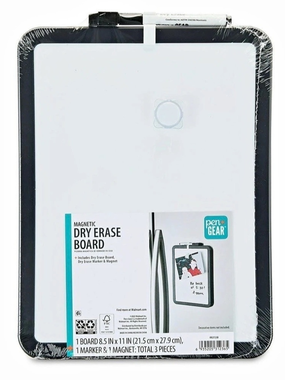 🎉 $5 Pen+GEAR Magnetic Dry Erase Board 8.5 x 11 in Dry Erase Board NWT